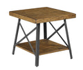 Douglas Brown End Table Brown Solid Wood
