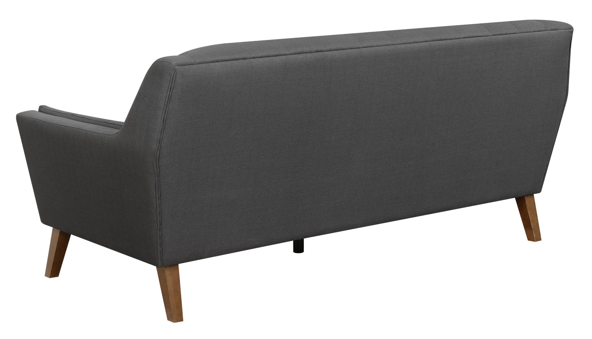 Browning Gray Sofa Gray Foam Engineered Wood 3 Seat