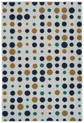 Contemporary, Transitional, Polka Dots, Nautical, Textured 3'6