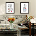 2 Piece Vignette It'S Called Furr Niture Isn'T It Black Framed Wall Art For Living Room, Bedroom Wall Art Print For Home Decor By Deb Strain Multicolor Wood Paper