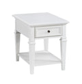 Charlestown 3 Piece Table Set White Wood