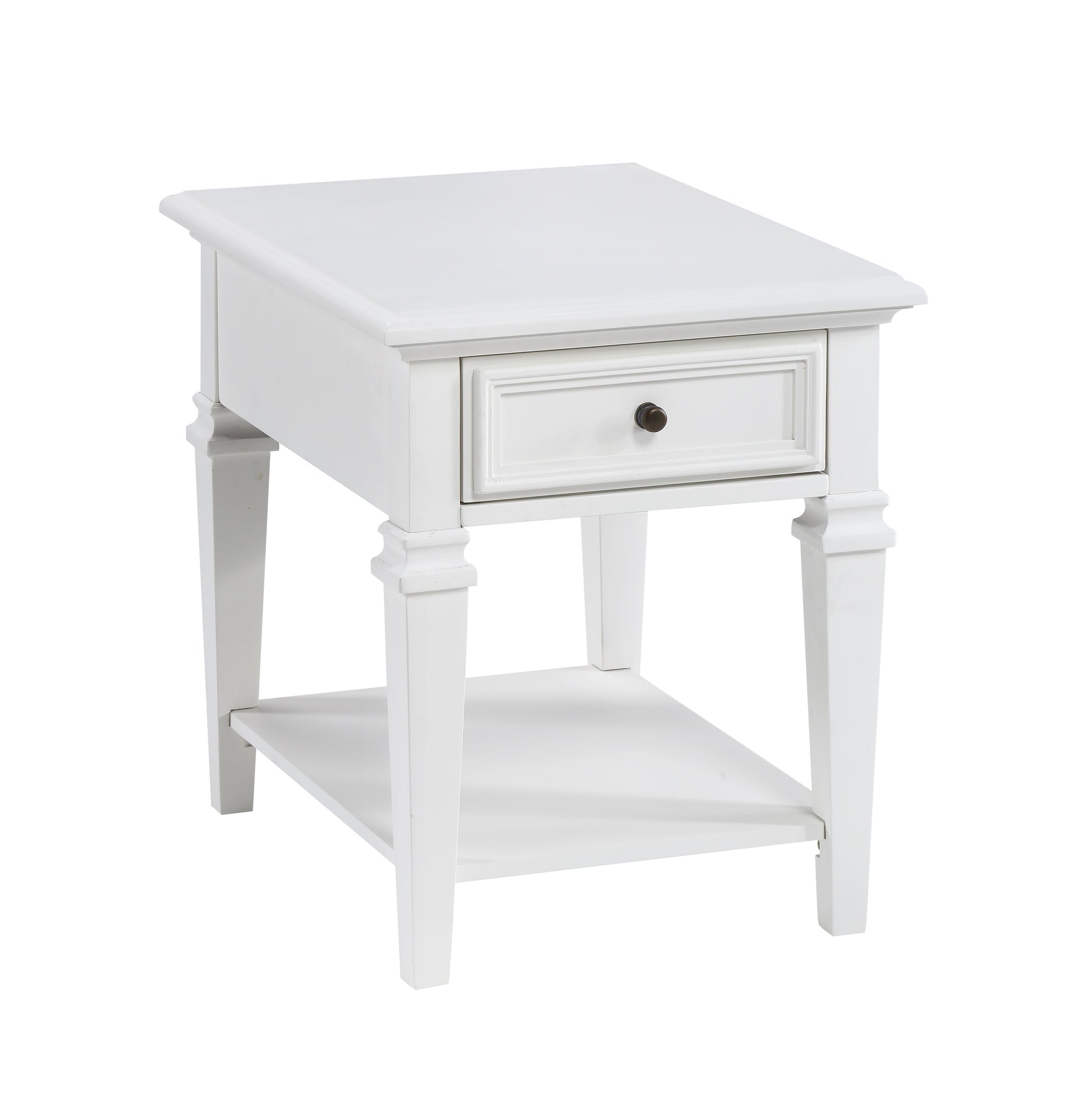 Charlestown 3 Piece Table Set White Wood
