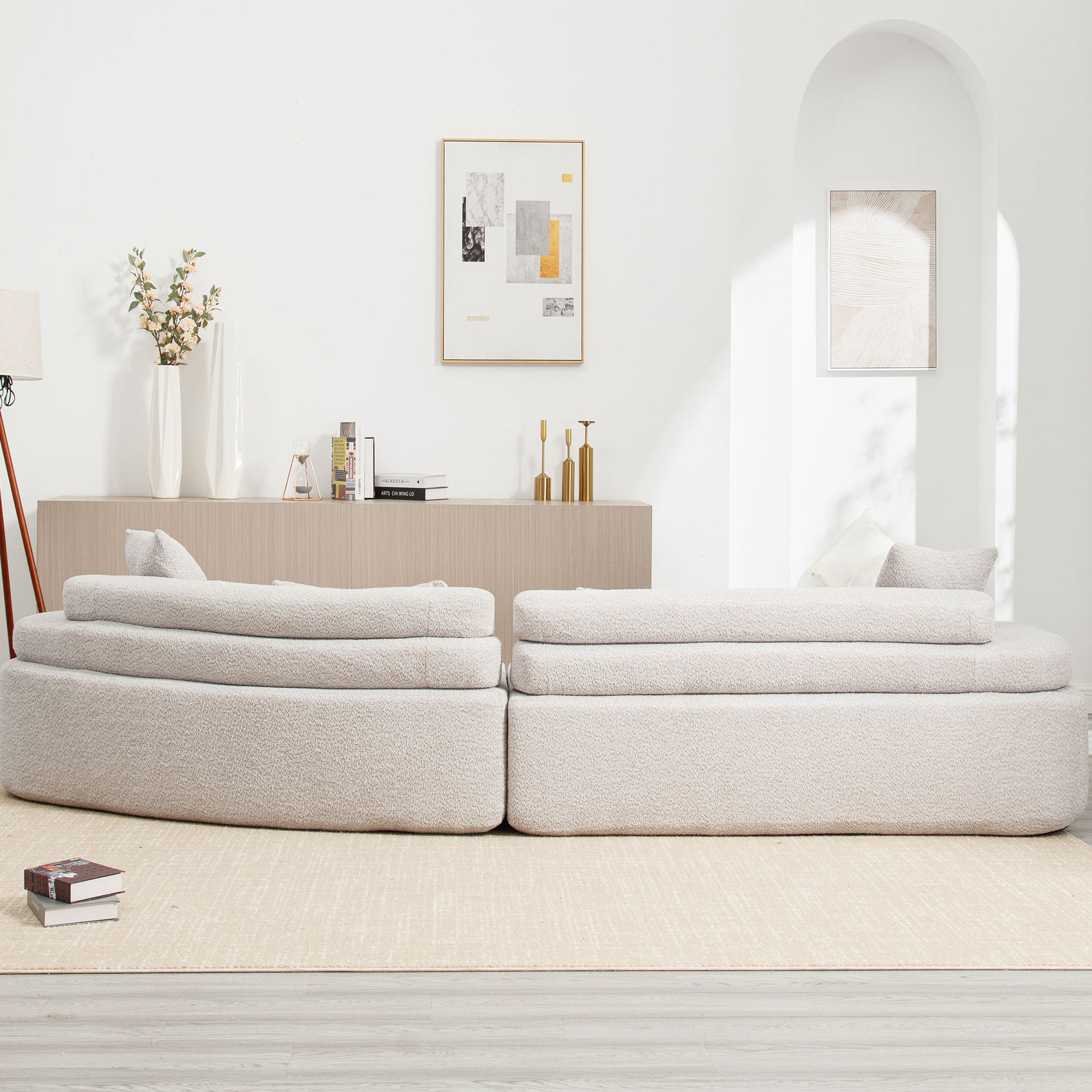 Unique Modeling Design,Upholstered Indoor Furniture,Foam Filled Sleeper Sofa Bed For Living Room,Bedroom,3 Colors Light Gray Primary Living Space Modern Foam Polyester 4 Seat