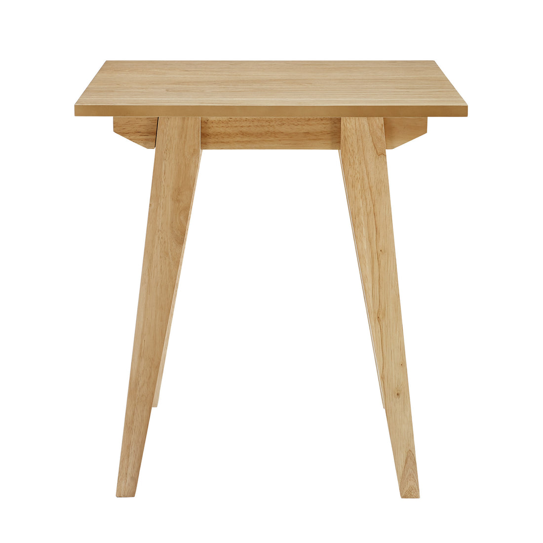 Japandi Minimal Solid Wood Side Table English Oak Light Brown Mdf Mdf