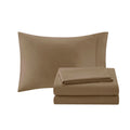 12 Piece Comforter Set With Cotton Bed Sheets Black Cal King California King Black Cotton