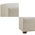 Modular Ottoman Linen Polyester