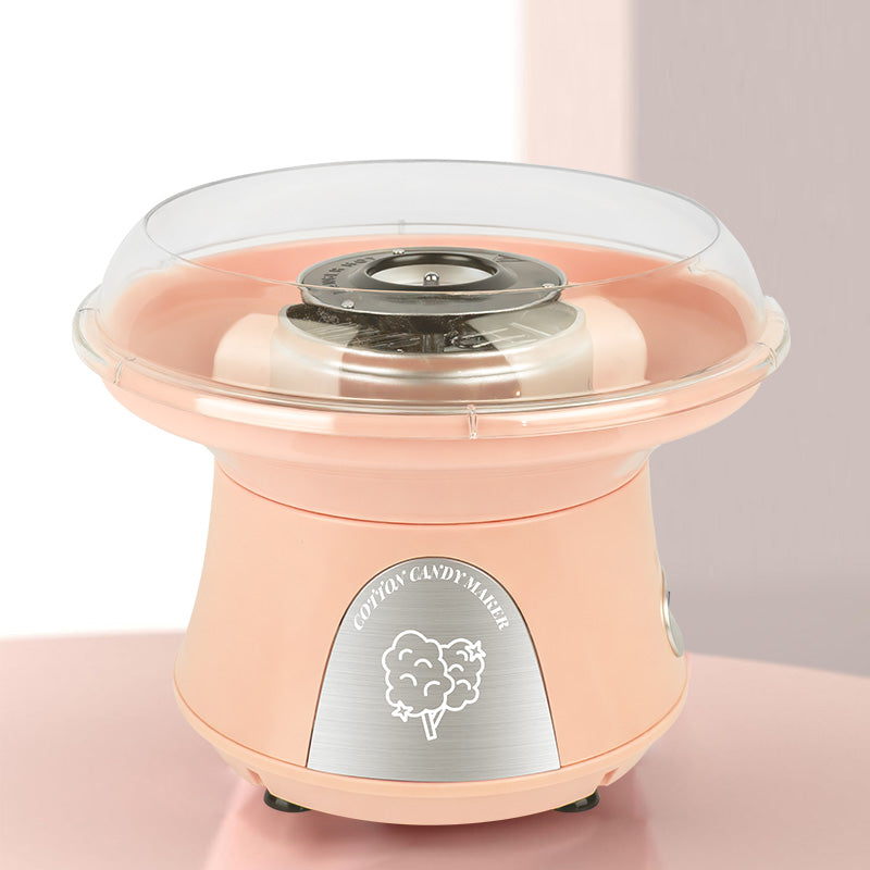 Cotton Candy Machine, Mini Cotton Candy Maker For Kids, Vintage Candy Maker For Christmas Gift, Home, Birthday Family Party Orange Plastic