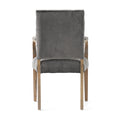 Arm Chair Charcoal Velvet