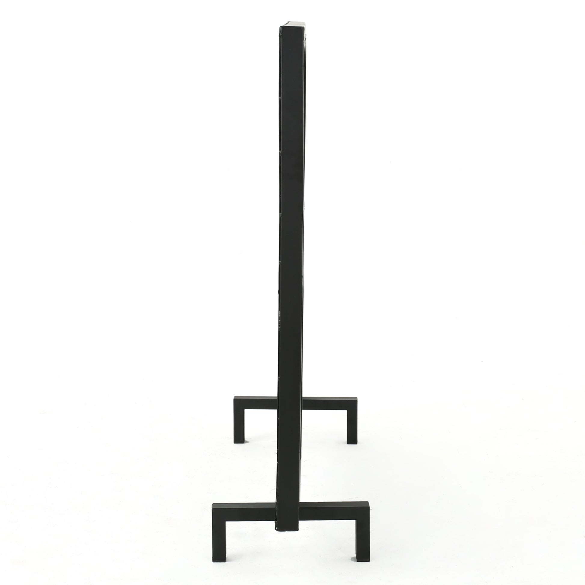 Thayer Single Panel Iron Fireplace Screen Black Primary Living Space American Design,Antique,Classic Iron