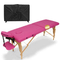 Massage Table Portable Massage Bed Lash Bed With Carrying Case Spa Table Height Adjustable, Salon Bed Face Cradle Bed Rose Faux Leather