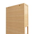 Bamboo Tea Cabinet 1 2 Drawers Natural Bamboo