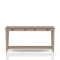 Sofa Table In Sand Finish Sand Solid Wood Mdf