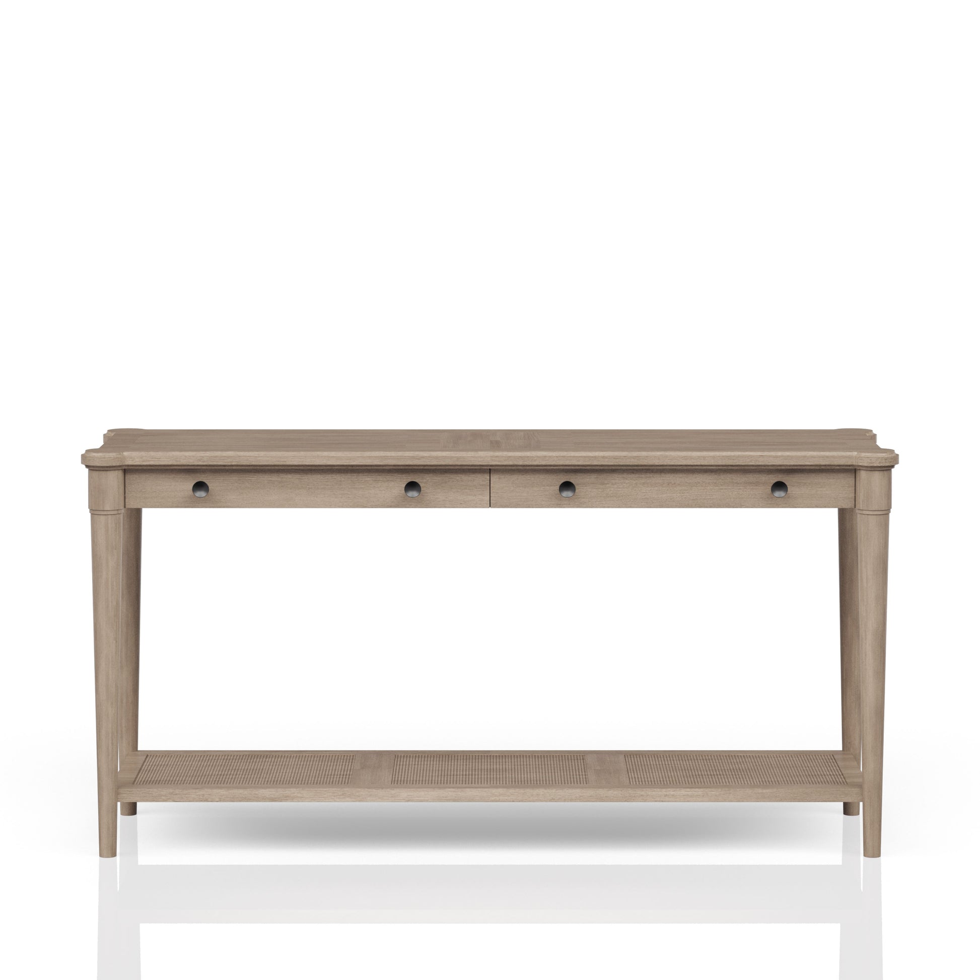 Sofa Table In Sand Finish Sand Solid Wood Mdf