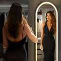 3 Color Lighting Mirror With Led Lights, 63