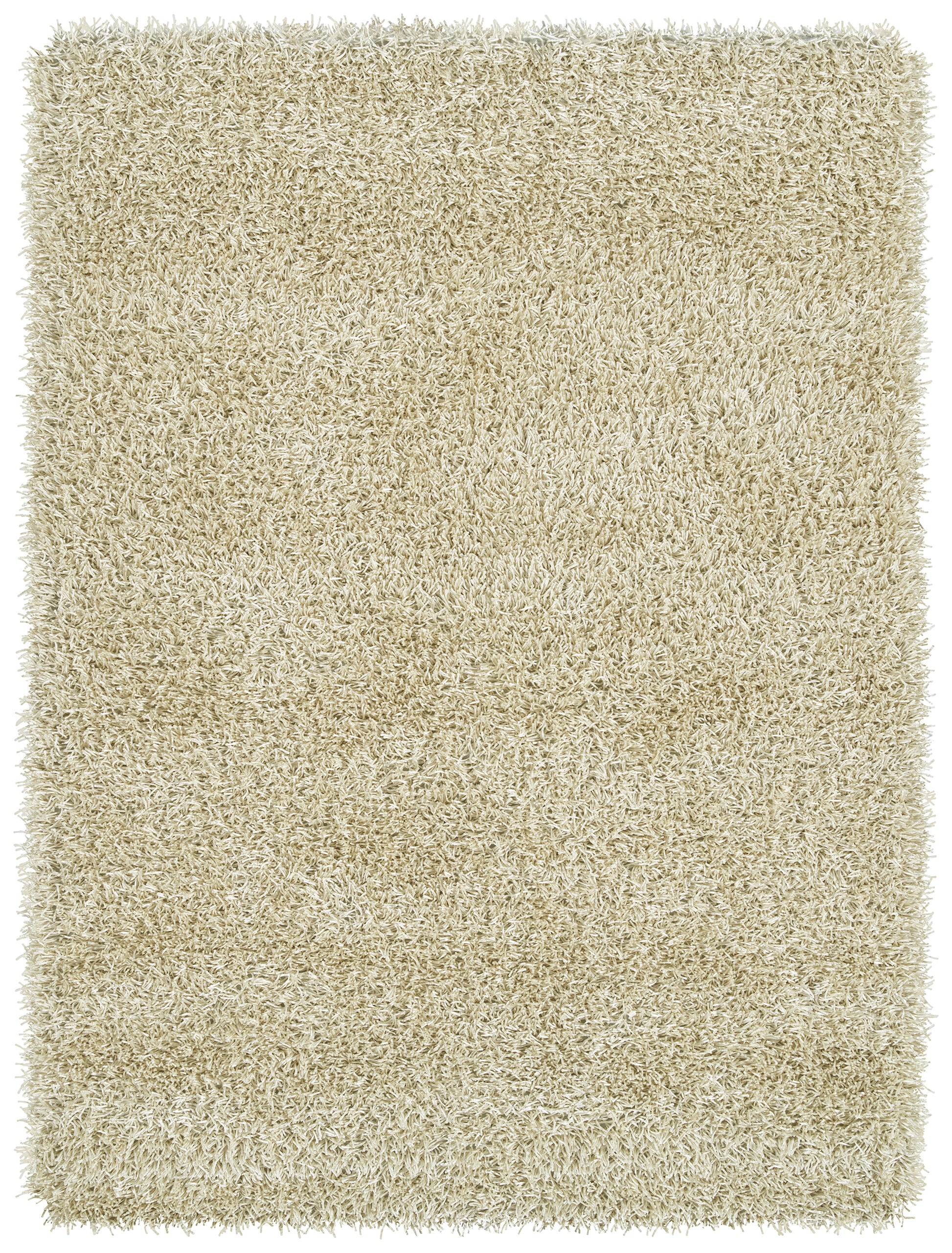 Casual, Solid Color, Distressed, Cut Pile 5' X 7' Rectangle Area Rug Ivory Polyester