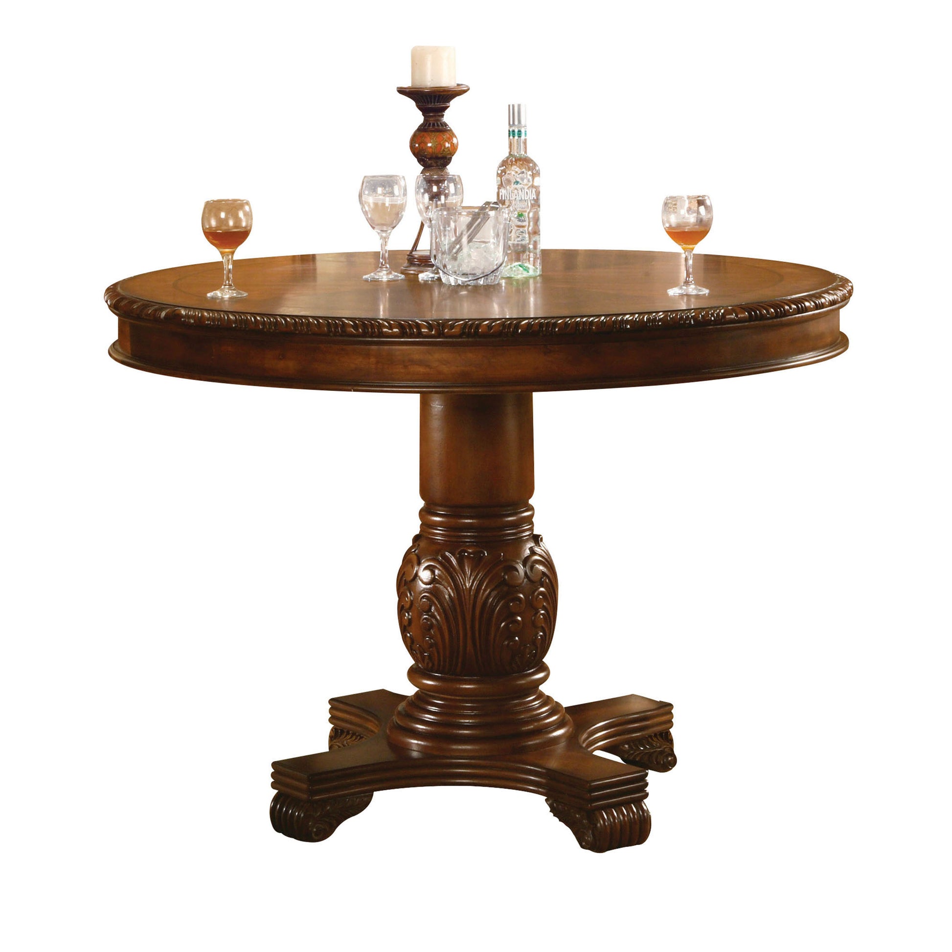 Chateau De Ville Counter Height Table, Cherry 04082A Cherry Wood