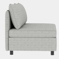 Modular Sectional Sofa, Convertible Sofa Seat With Storage, Sleeper Sectional Sofa Set, Fabric Flexible Modular Combinations For Living Room Grey Fabric 8 Seat