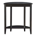 Black Console Table With Bottom Shelf Black Primary Living Space Transitional Pine Drawers Wood