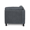Chaise Lounge Charcoal Fabric