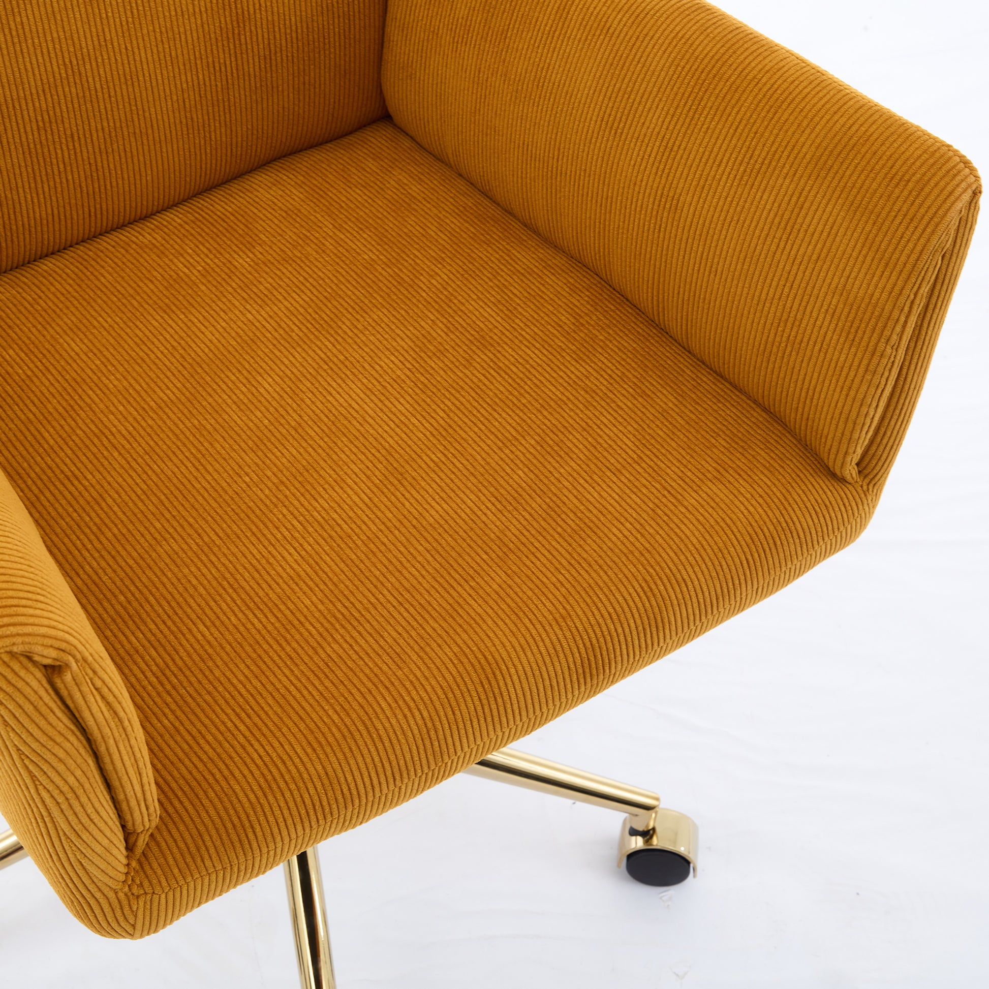 Ts Office Chair Yellow Corduroy