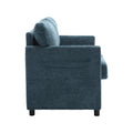 United Modern Chenille Fabric Loveseat, 2 Seat Upholstered Loveseat Sofa Modern Couch Mint Green Chenille 2 Seat