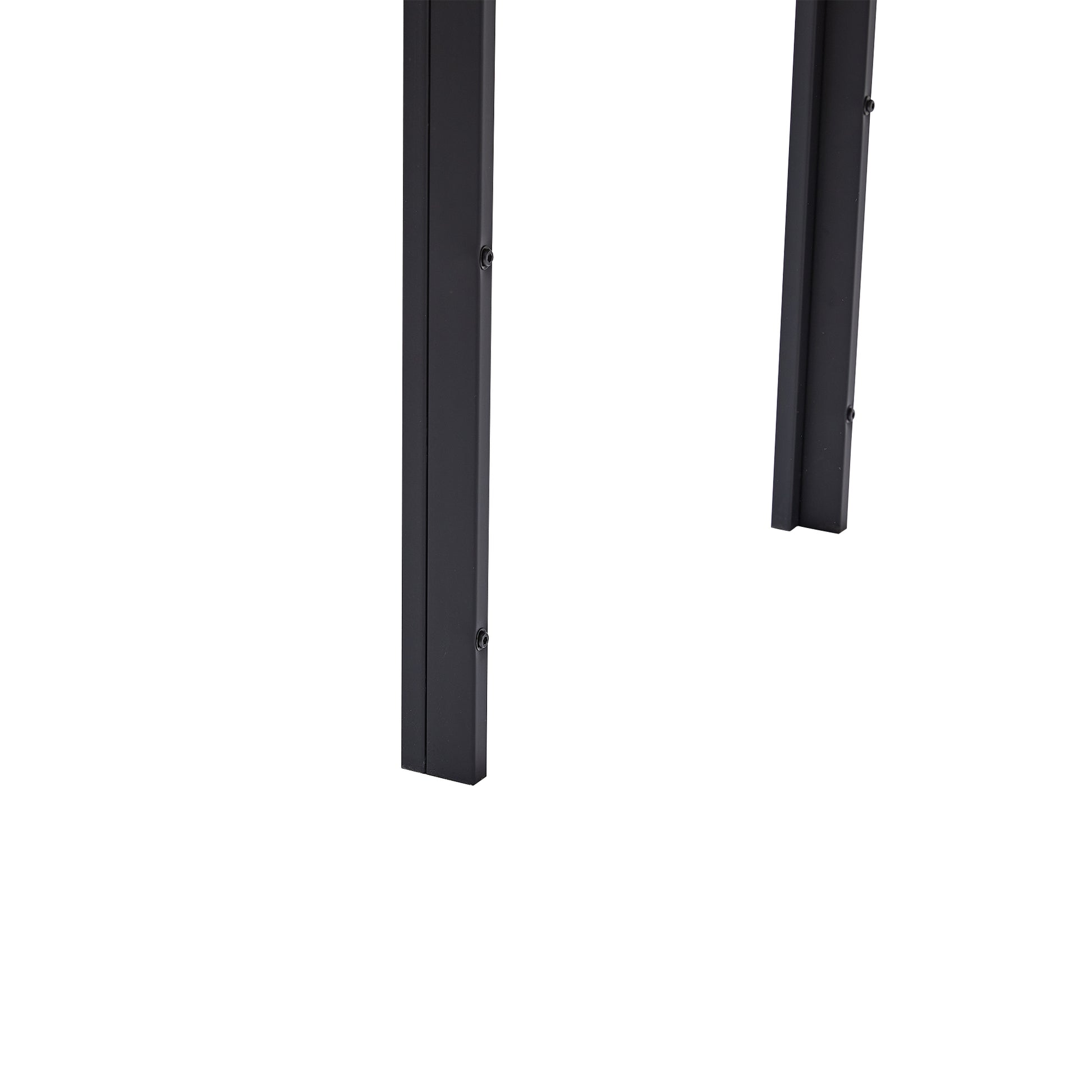 Creative Design Veneered Mdf Wood Structure Rectangular Walnut Dining Table Walnut Brown Triangular Dining Room Modern Floor Mount Kitchen & Dining Tables Mdf