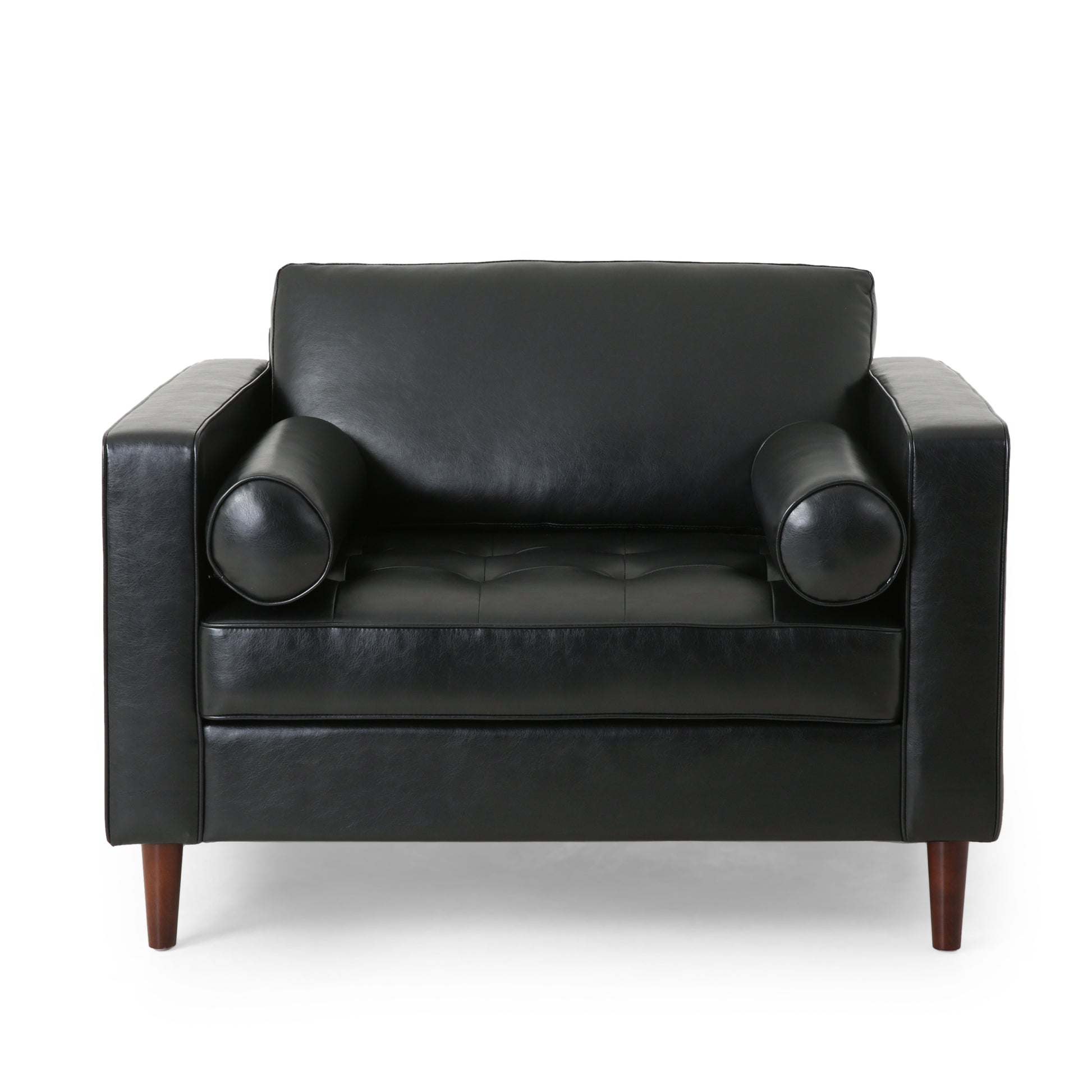 Club Chair Black Pu