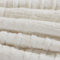 Fur Down Alternative Comforter Mini Set Queen Ivory Faux Fur