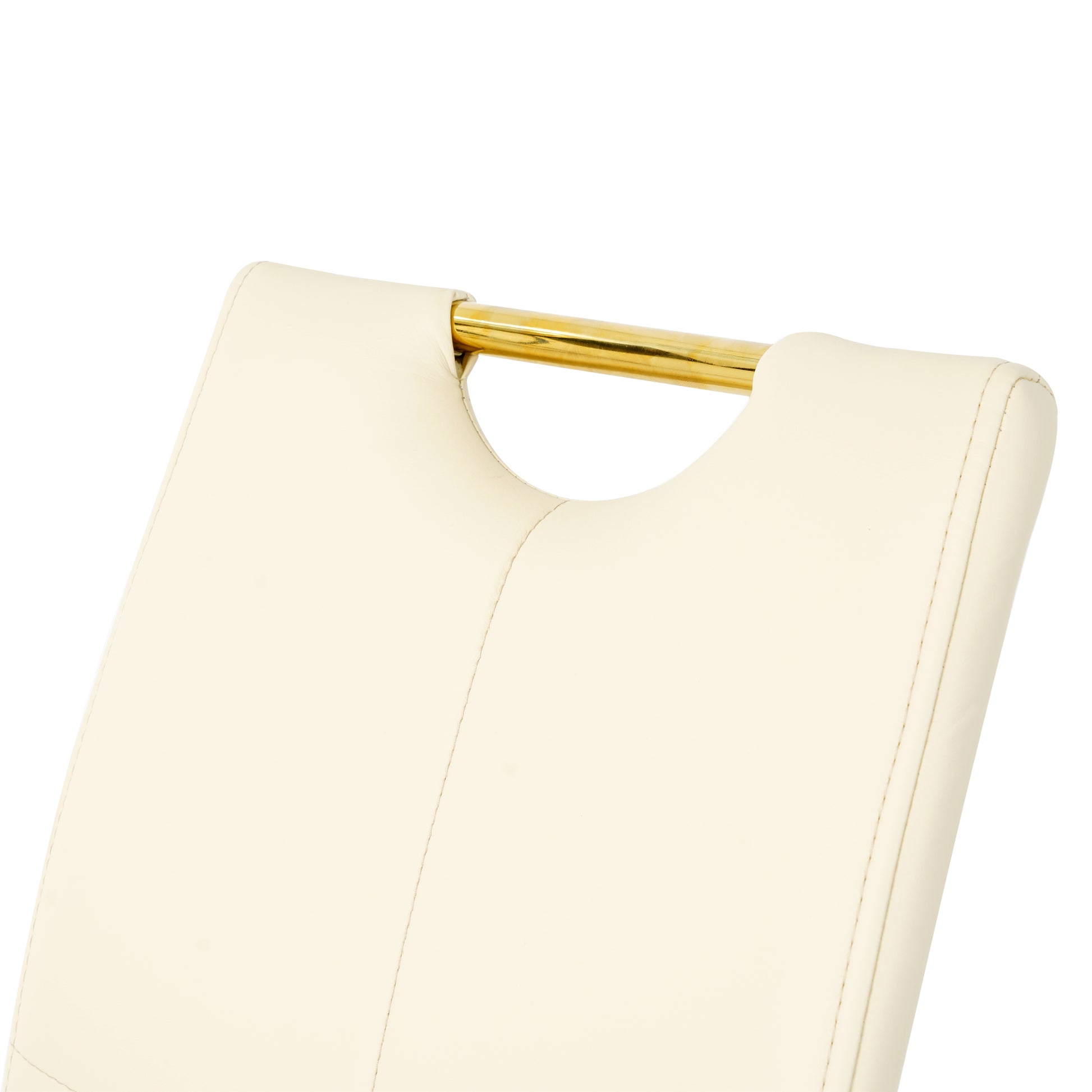 Modern Style Glass Dining Table With Elegant Transparent Design, Solid Support Base, Pale Yellow Dining Chair Set With Gold Plated Legs, Suitable For Restaurant Kitchens Set Of 7 Yellow Glass