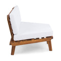 Hillcrest 2 Seater Sofa Right Side, White White Acacia Wood