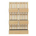Outsunny 5 Box Raised Garden Bed With Trellis For Vine Flowers & Climbing Plants, 39
