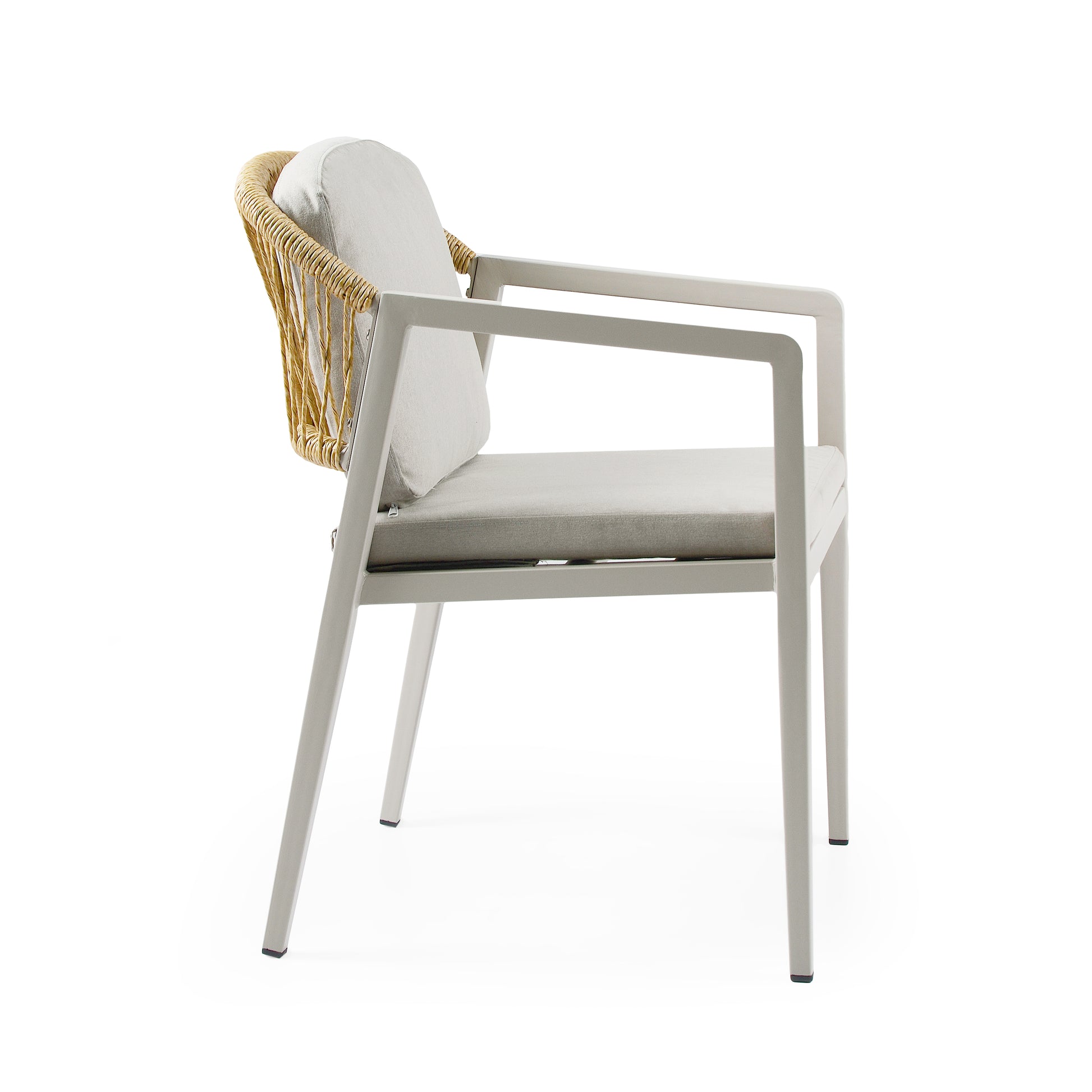 Outdoor Dining Set,Dining Chair Set Of 6 Gray Acacia Wood Expandable Dining Table Brown Gray Pe Rattan Iron Waterproof Fabric,Wood