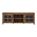 Modern Farmhouse 2 Door Glass Windowpane 70