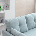 United We Win Furniture, Modular L Shaped Sofa, Modular Long Sofa With Reversible Chaise Lounge, Sofa Bed, Sleeper Sofa, Modular Sofa Combination With Storage Seats. Mint Green Chenille 3 Seat