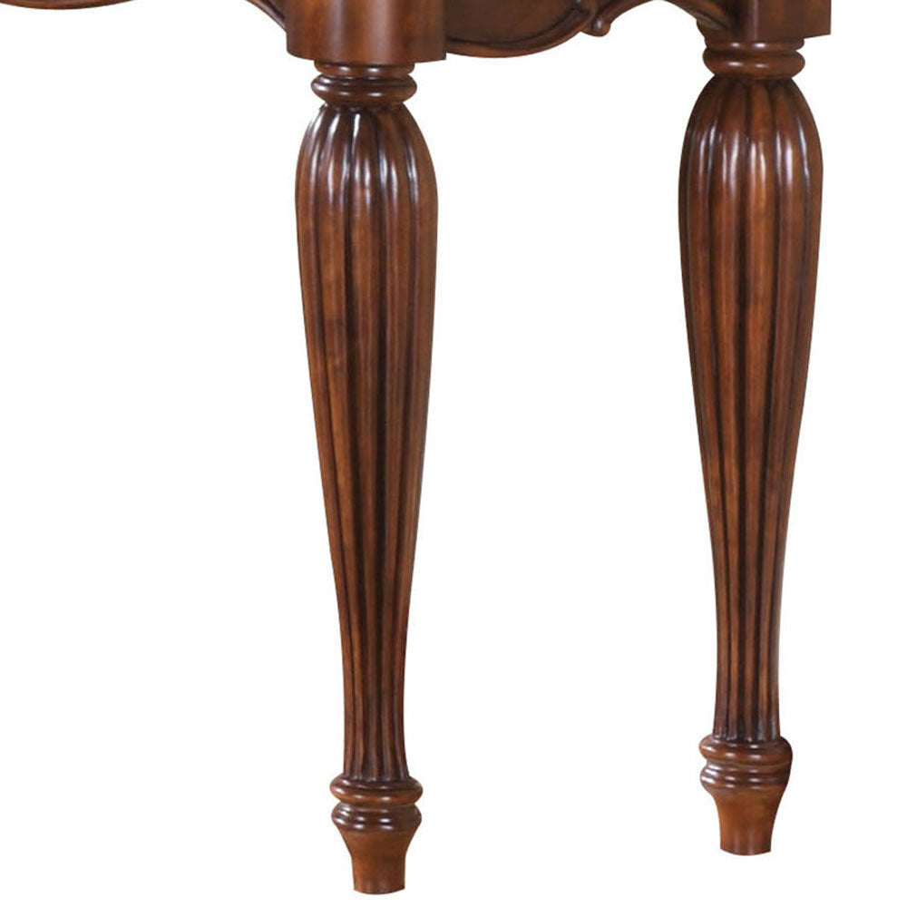 Cherry Sofa Table With Turned Fluted Legs Cherry Primary Living Space Traditional Cherry Rectangular Wood