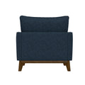 Varia Blue Chair Blue Foam Solid Wood