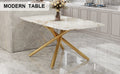 Large Modern Minimalist Rectangular Dining Table With 0.39 