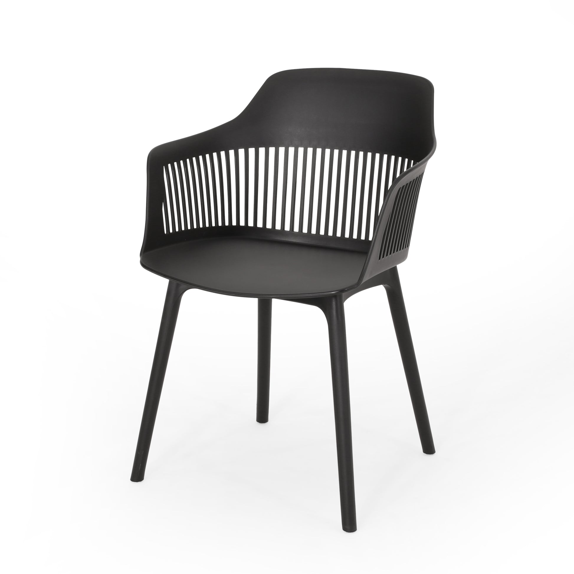 Dahlia Chair Black Polypropylene