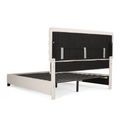 Scout Fully Upholstered Queen Whole Bed Queen Ivory Fabric