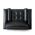 Club Chair Black Pu