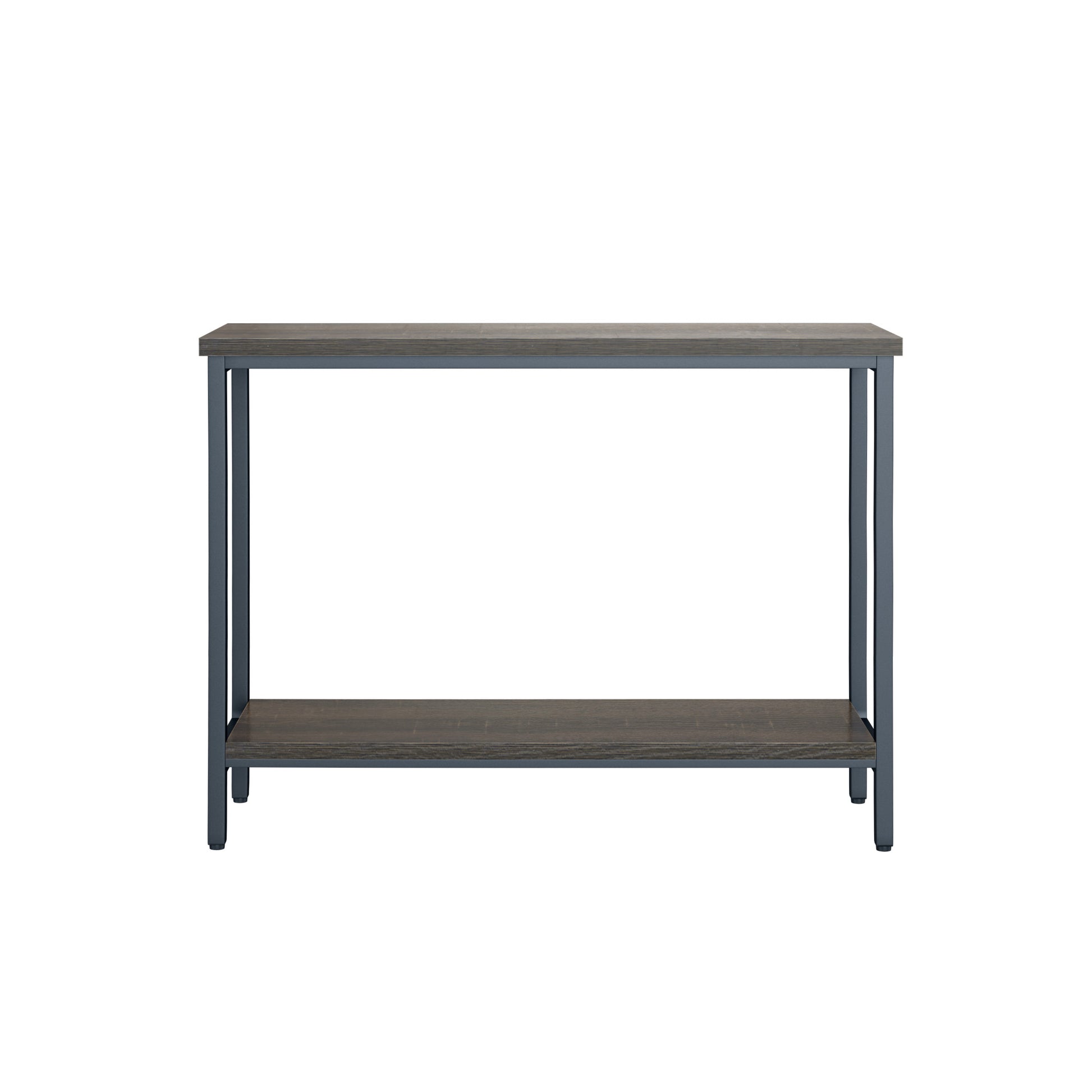 Harpe Brown Sofa Table Brown Solid Wood