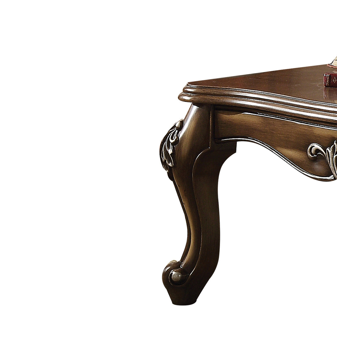 Antique Oak Coffee Table With Queen Anne Legs Oak Primary Living Space Rectangular Solid Wood Mdf