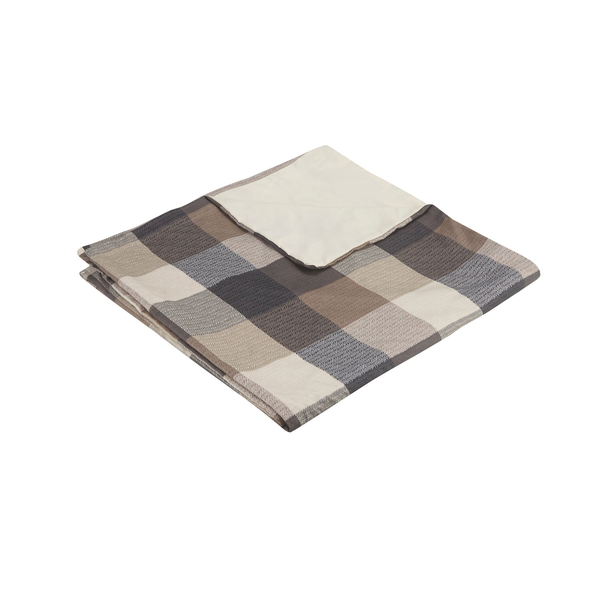 Full Queen 6 Piece Herringbone Duvet Cover Set Queen Multicolor Polyester