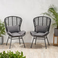 La Habra Chair Grey Iron Plastic