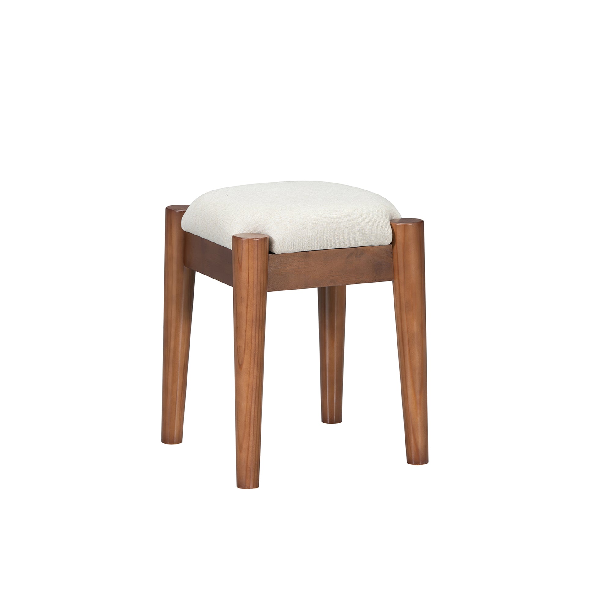 3 Pieces Bedroom Set With Full Size Wooden Bed Frame, 1 Vintage Nightstand And 1 Makeup Vanity Set With Stool,Walnut Full Walnut 3 Piece Set Wood