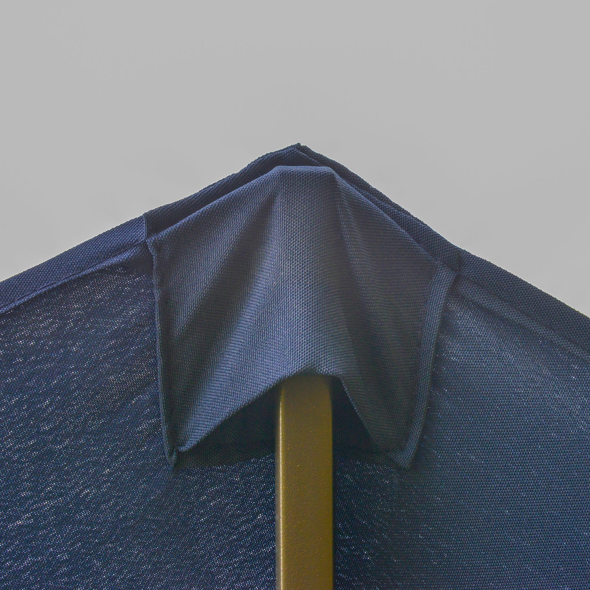 Outsunny Patio Umbrella 15' Steel Rectangular Outdoor Double Sided Market With Base, Sun Protection & Easy Crank For Deck Pool Patio, Dark Blue Blue Steel