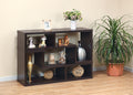 L Shape Geometric Tv Stand Two Piece Extendable Media Furniture Red Cocoa Espresso Cappucino Color Espresso 60 69 Inches Particle Board Mdf