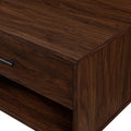 Modern Hairpin Leg Coffee Table Dark Walnut Dark Brown Mdf Mdf