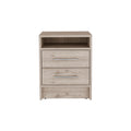 Eter Nightstandend Table, Side Table Superior Top, Two Drawers Light Gray Gray 2 Drawers Bedroom Rectangle Modern Shelf Particle Board Particle Board