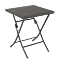 Rattan Patio Bistro Set, 3 Piece Foldable Outdoor Patio Furniture Sets, With Folding Table And Two Chairs, For Garden, Backyard, Pool, Lawn, Porch, Balcony, All Weather Rattan Style Gray Pe Rattan